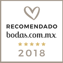 Recomendado en Bodas.com.mx